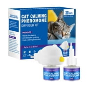 96ml Dog Calming Diffuser Kit - Dog Pheromones Calming Diffuser Anxiety \u0026 Stress Dog Pheromone Diffuser Kit With 1 Diffuser + 2 Refill 48ml Vial - 60 Days